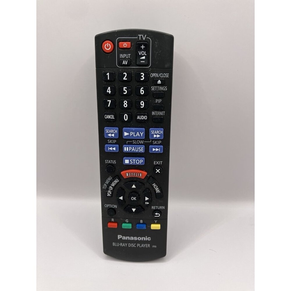 Remote Control ( Clean Contacts ) - Panasonic Blu-Ray Disc Player IR6